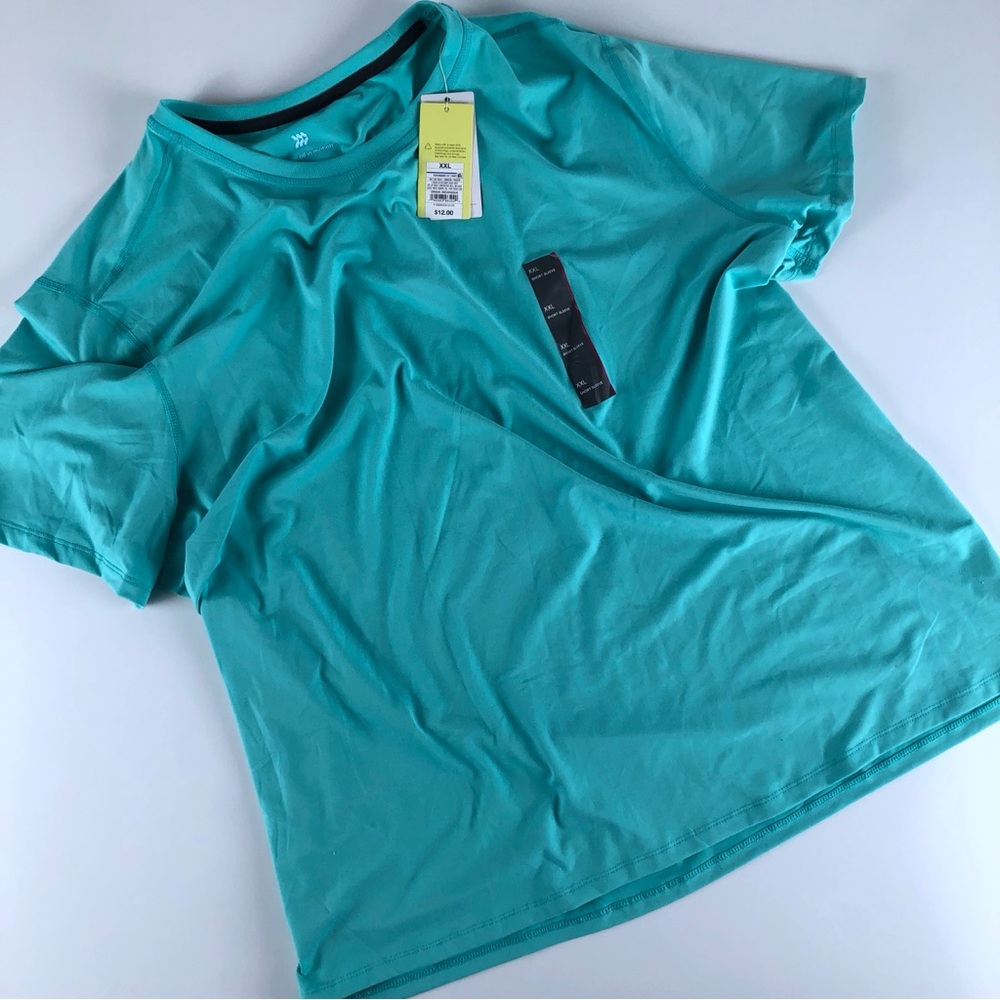 All In Motion - moisture wicking, quick dry, green T-shirt size XXL